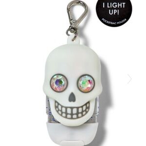 🎃 BBW Light-Up Skull PocketBac Holder NEW